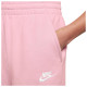 Nike Παιδικό παντελόνι φόρμας Sportswear Club Fleece High-Waisted Fitted Pants Nike Παιδικό παντελόνι φόρμας Sportswear Club Fleece High-Waisted Fitted Pants